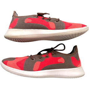 ALLBIRDS Tree Runners Men's Size 13 Red/Orange/Brown Camo Low Lace-Up Sneakers